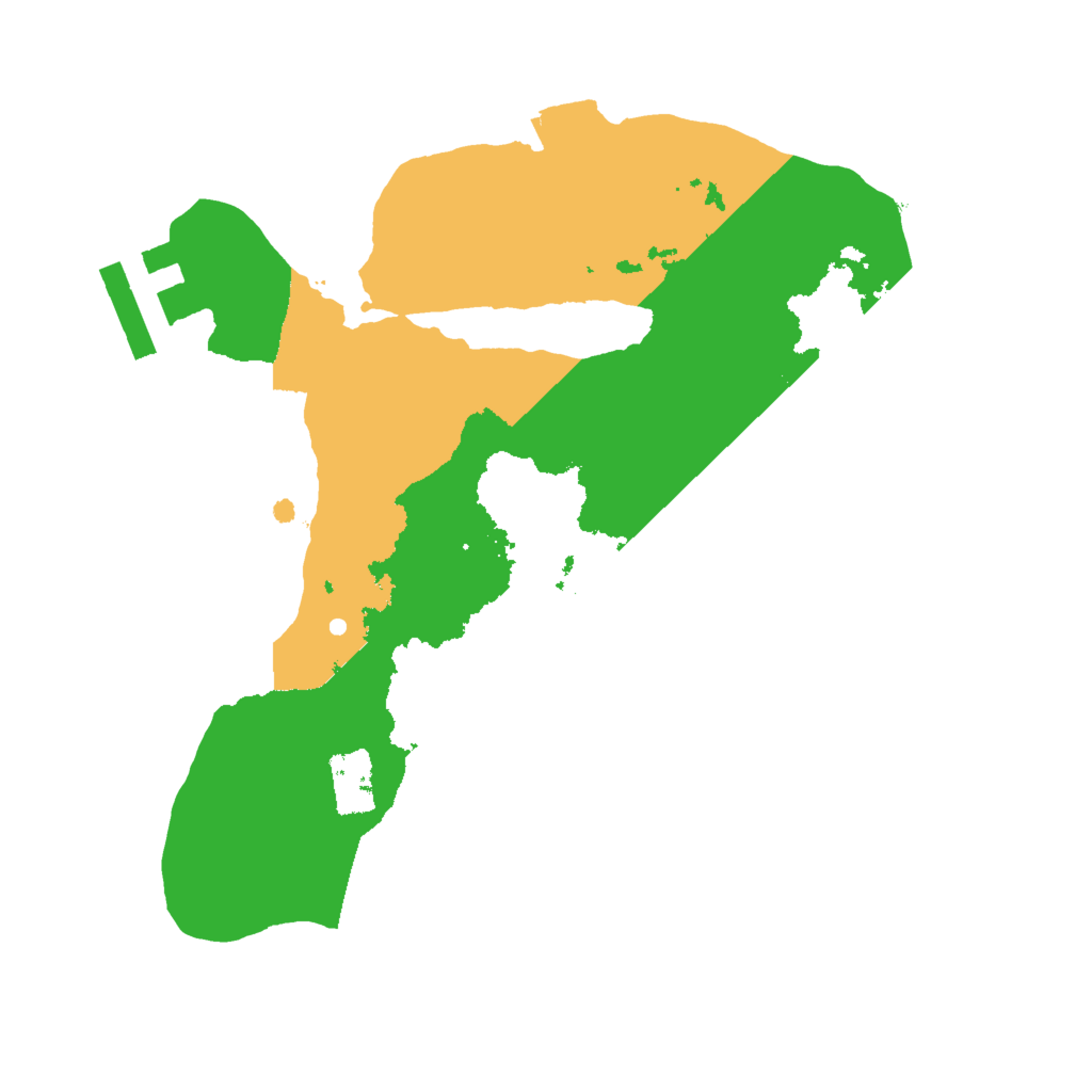 Biome Rust Map: Procedural Map, Size: 1900, Seed: 55568543