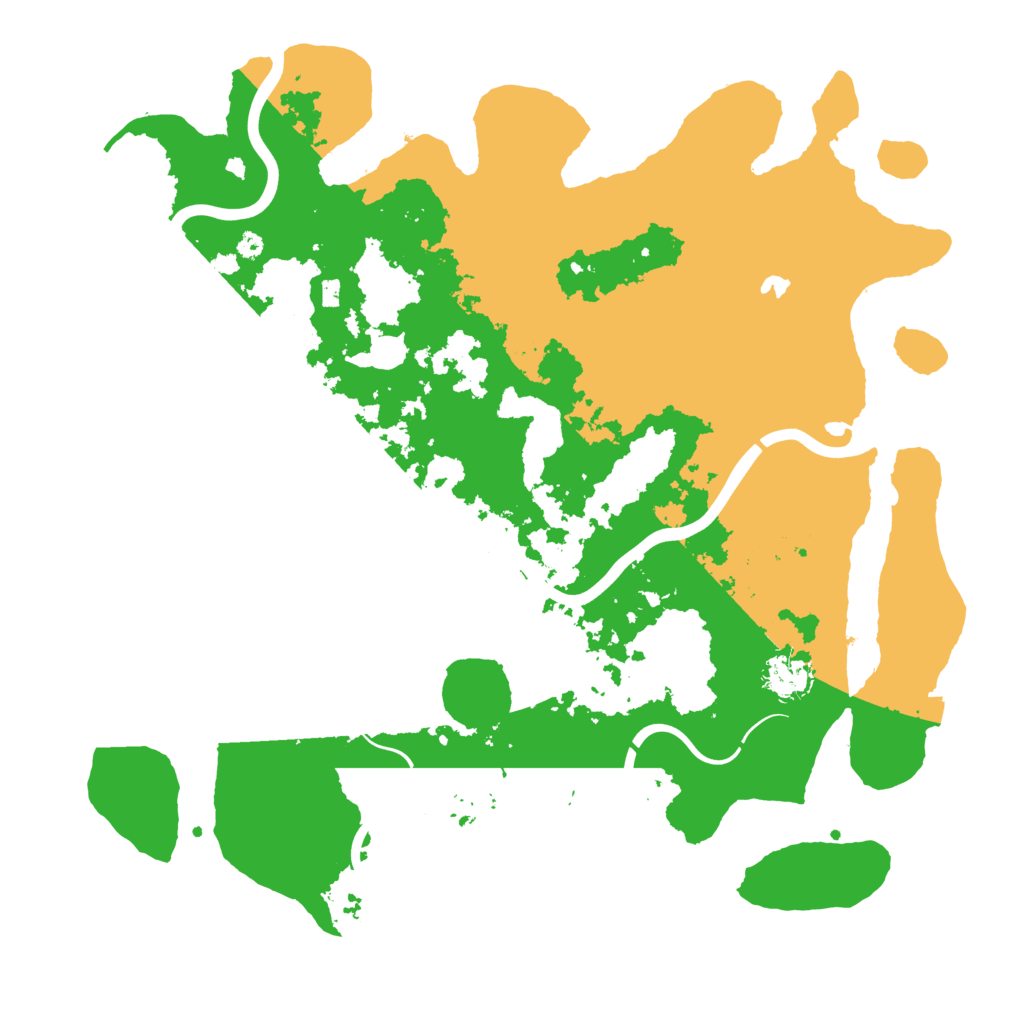 Biome Rust Map: Procedural Map, Size: 4000, Seed: 220598