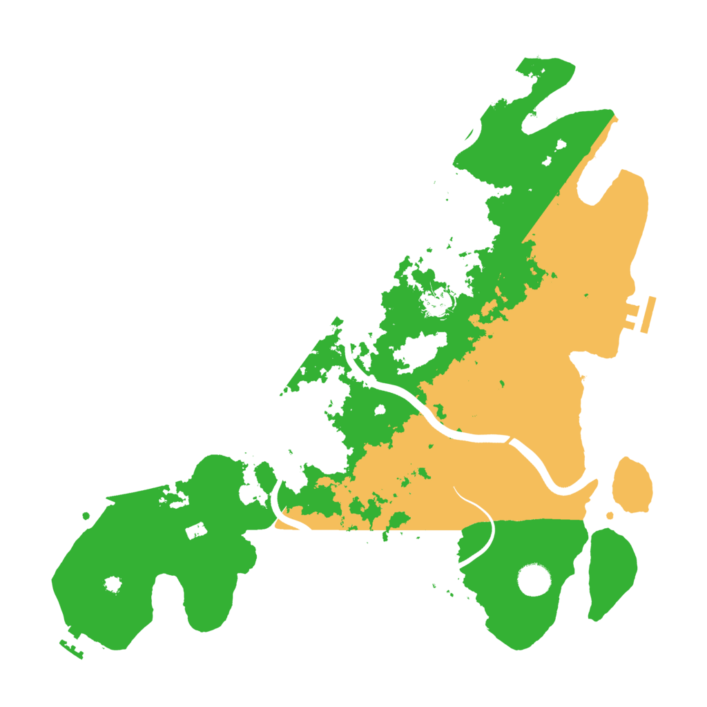 Biome Rust Map: Procedural Map, Size: 3850, Seed: 30899041