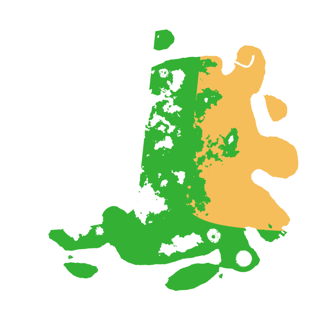 Biome Rust Map: Procedural Map, Size: 3500, Seed: 393837538