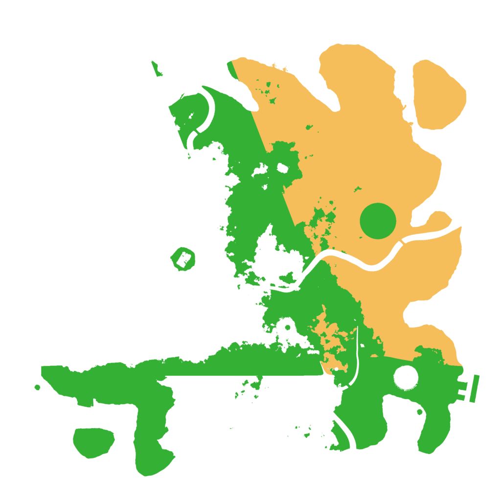 Biome Rust Map: Procedural Map, Size: 3650, Seed: 95146012