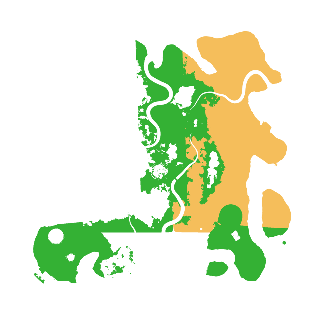 Biome Rust Map: Procedural Map, Size: 3550, Seed: 30882857