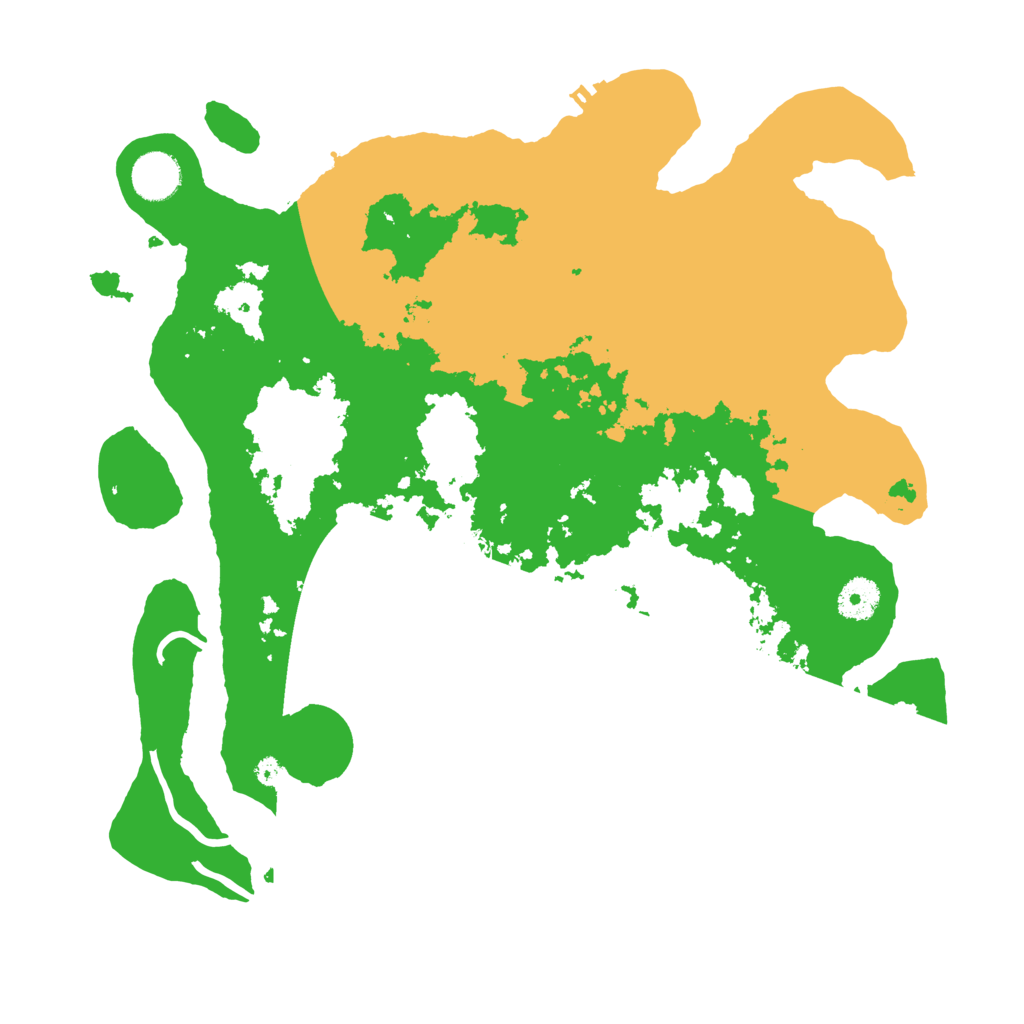 Biome Rust Map: Procedural Map, Size: 3700, Seed: 1996531661