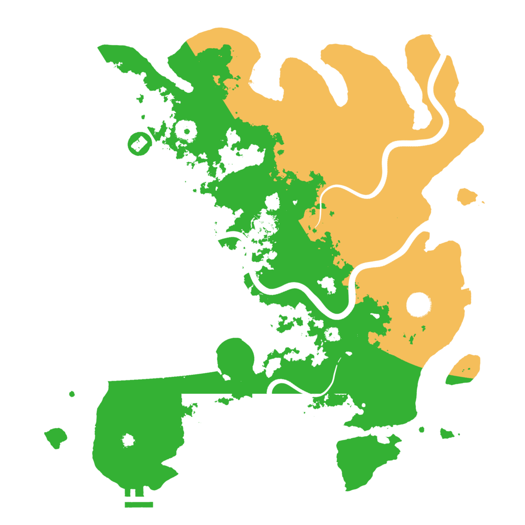 Biome Rust Map: Procedural Map, Size: 3750, Seed: 11764056