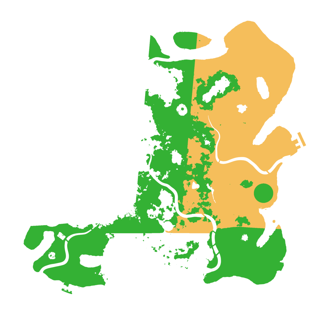 Biome Rust Map: Procedural Map, Size: 4250, Seed: 56810501