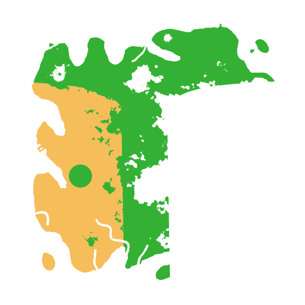 Biome Rust Map: Procedural Map, Size: 3500, Seed: 891247892