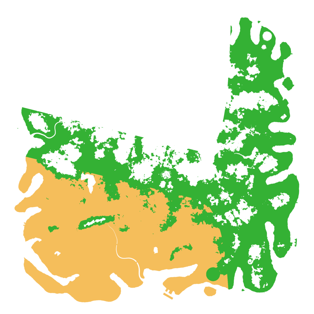 Biome Rust Map: Procedural Map, Size: 6000, Seed: 24092002