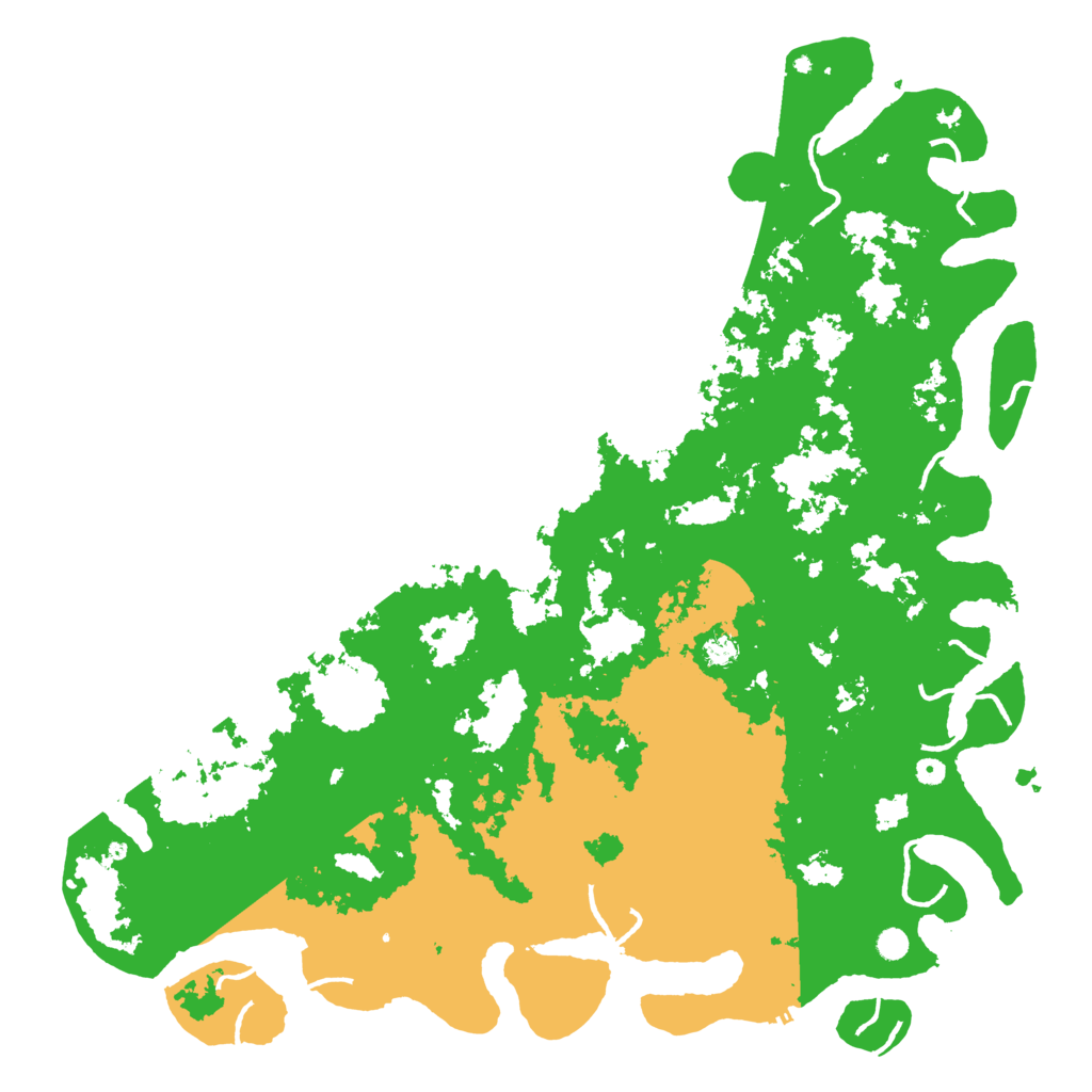 Biome Rust Map: Procedural Map, Size: 6000, Seed: 712701297