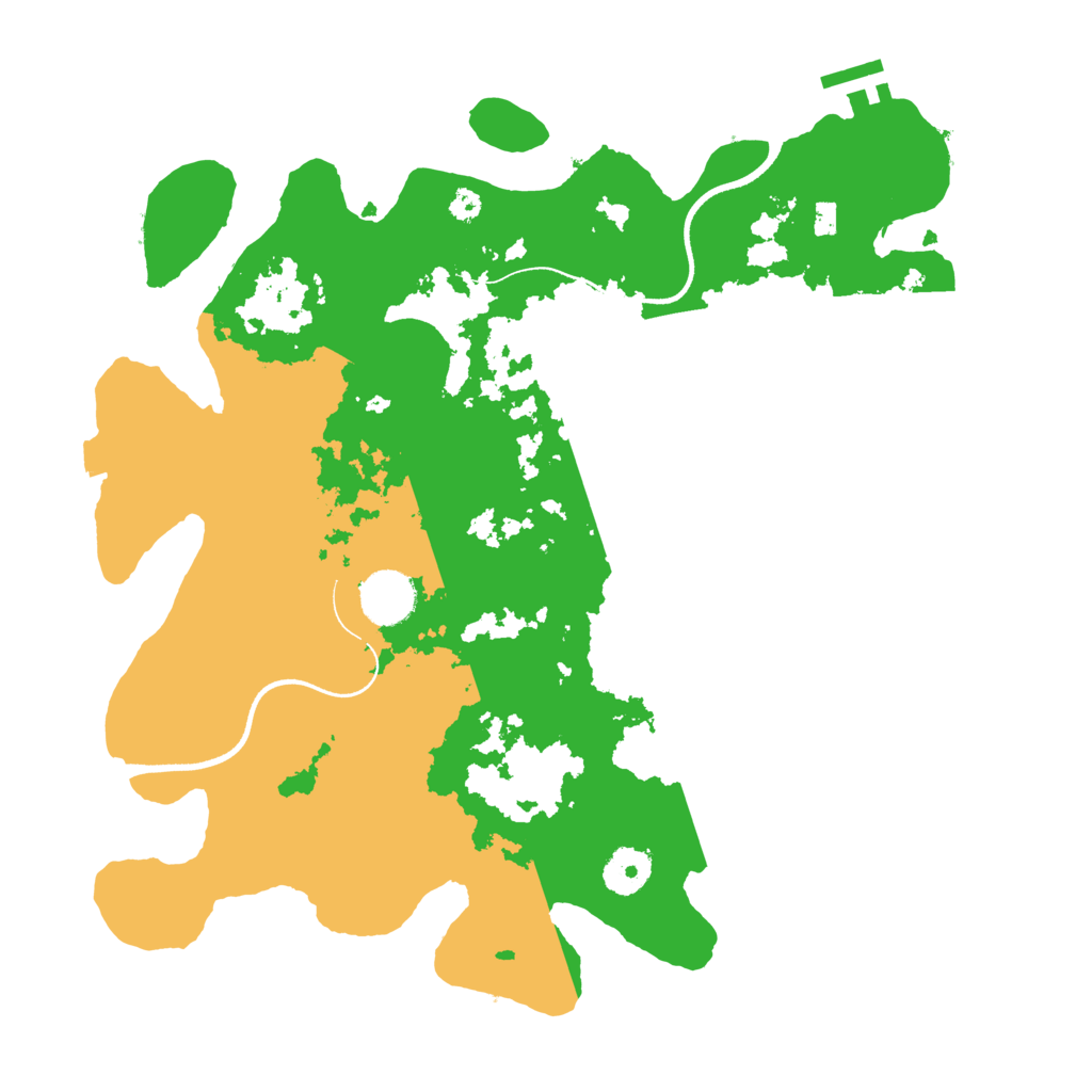 Biome Rust Map: Procedural Map, Size: 3500, Seed: 835051447