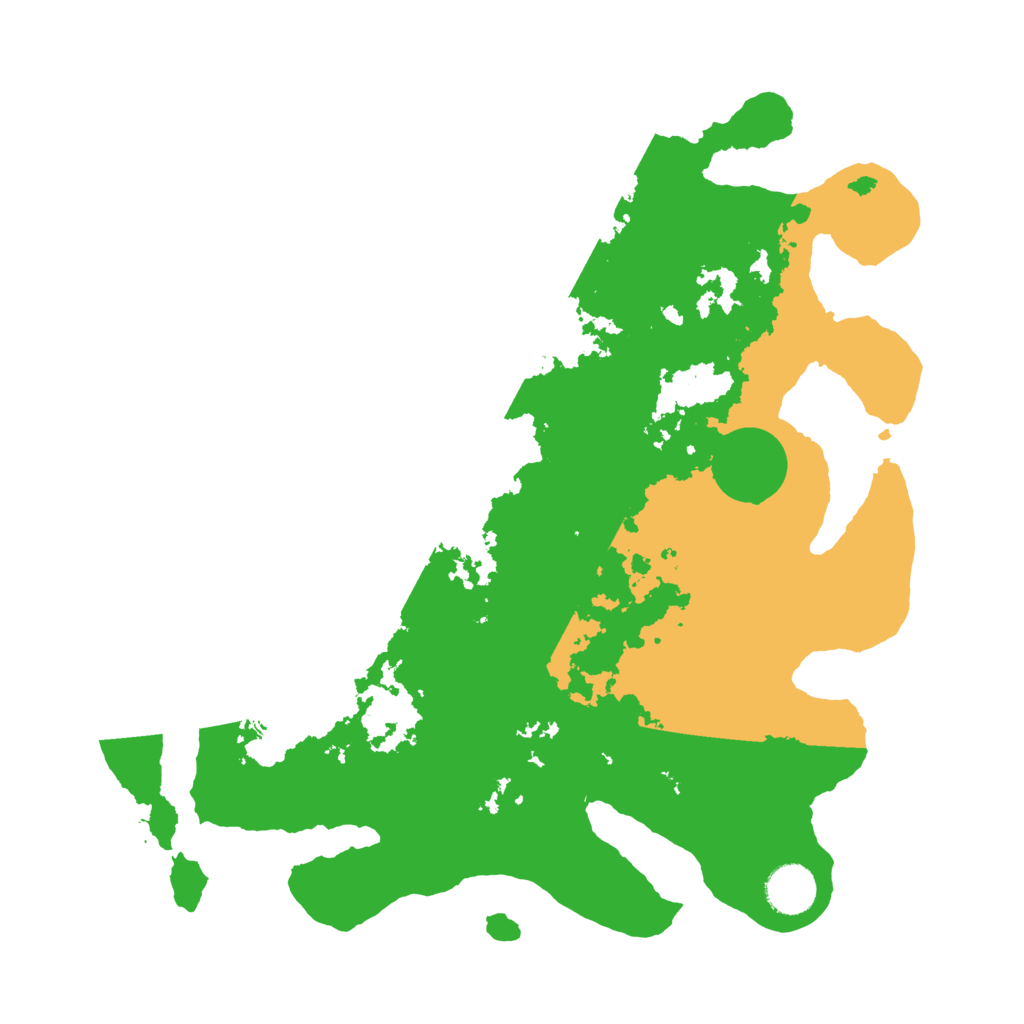 Biome Rust Map: Barren, Size: 3600, Seed: 98669568