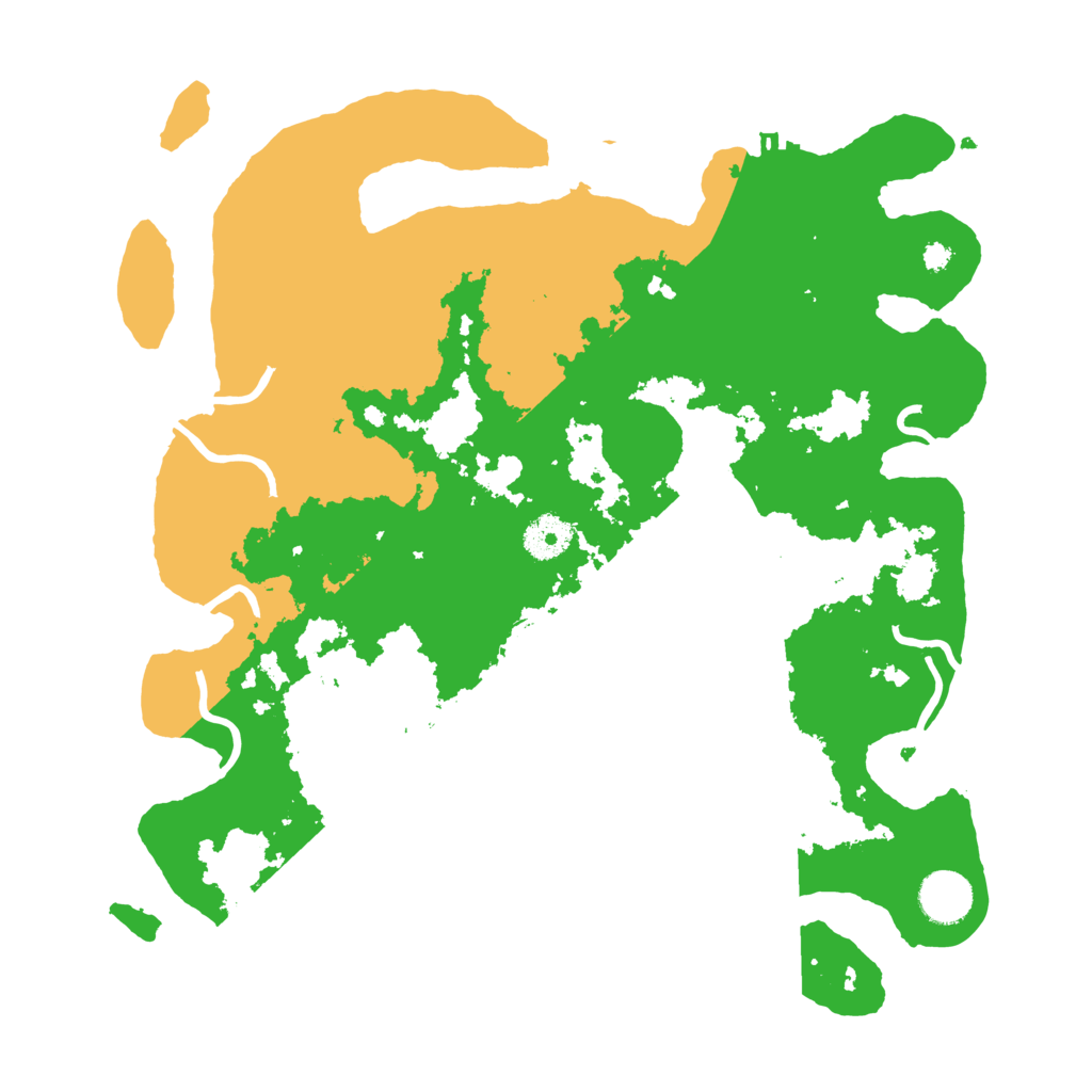 Biome Rust Map: Procedural Map, Size: 3600, Seed: 33222905
