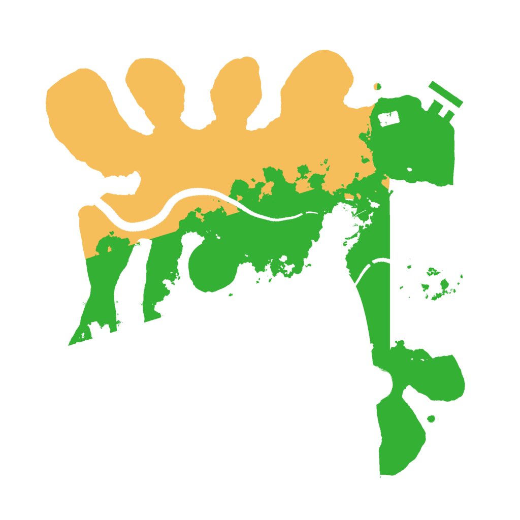 Biome Rust Map: Procedural Map, Size: 2800, Seed: 838334532