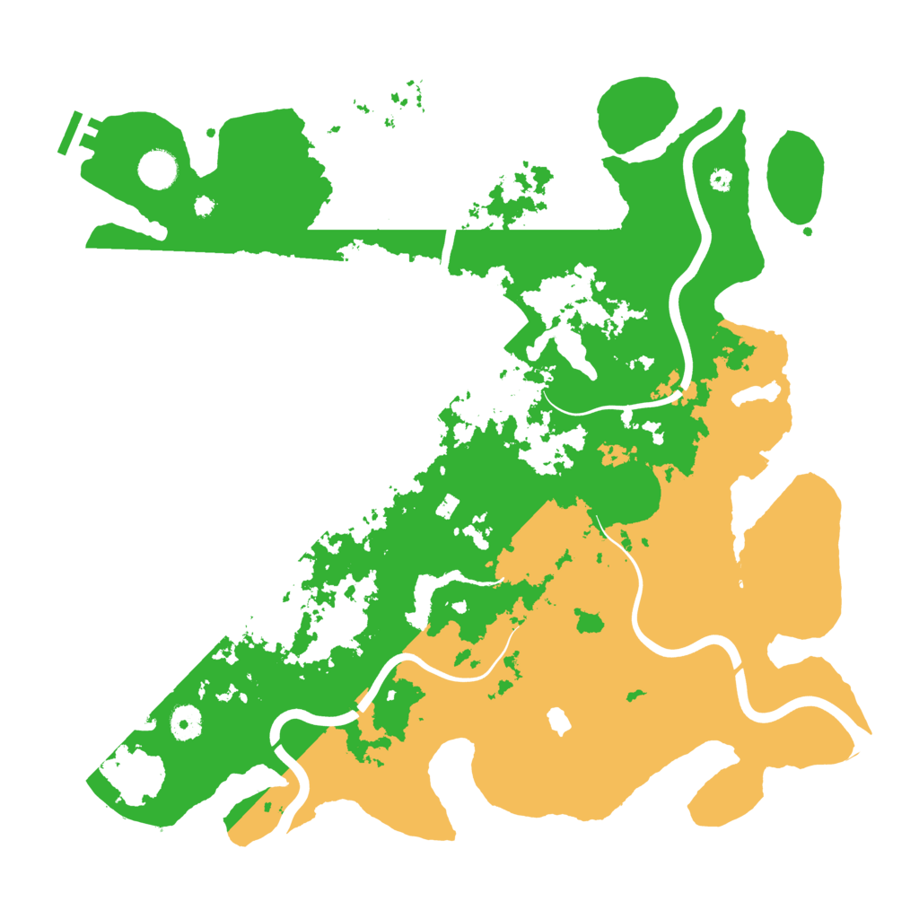 Biome Rust Map: Procedural Map, Size: 4100, Seed: 85266961