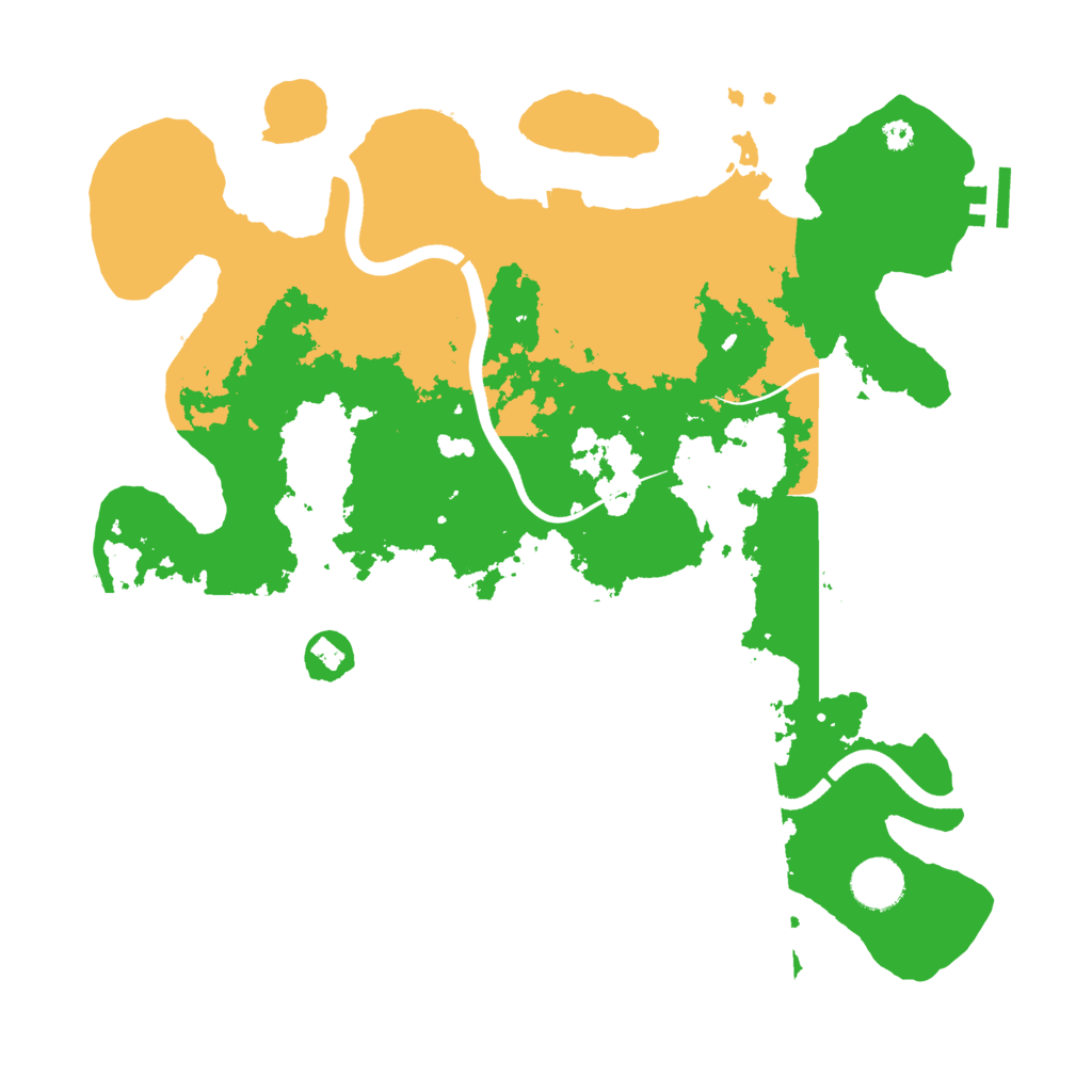 Biome Rust Map: Procedural Map, Size: 3650, Seed: 459630