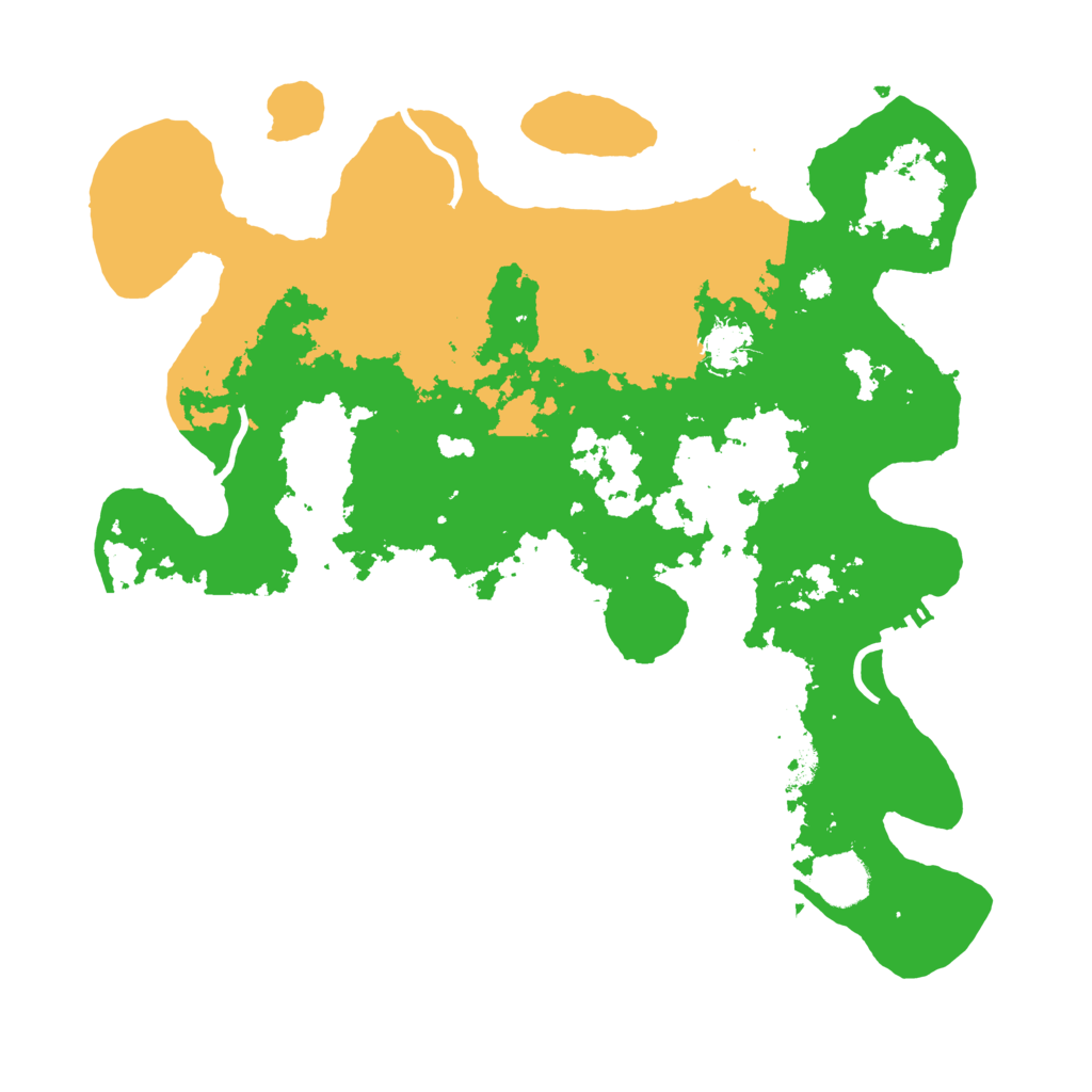 Biome Rust Map: Procedural Map, Size: 3650, Seed: 459630