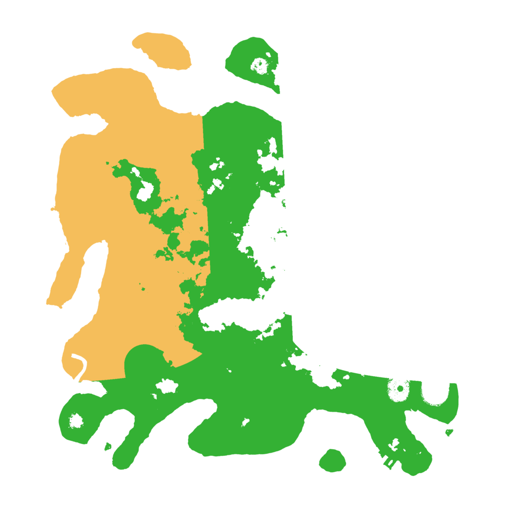 Biome Rust Map: Procedural Map, Size: 3400, Seed: 49521394