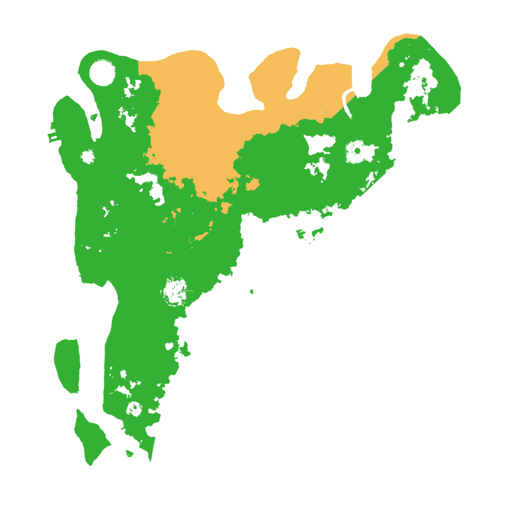Biome Rust Map: Procedural Map, Size: 3500, Seed: 429452135