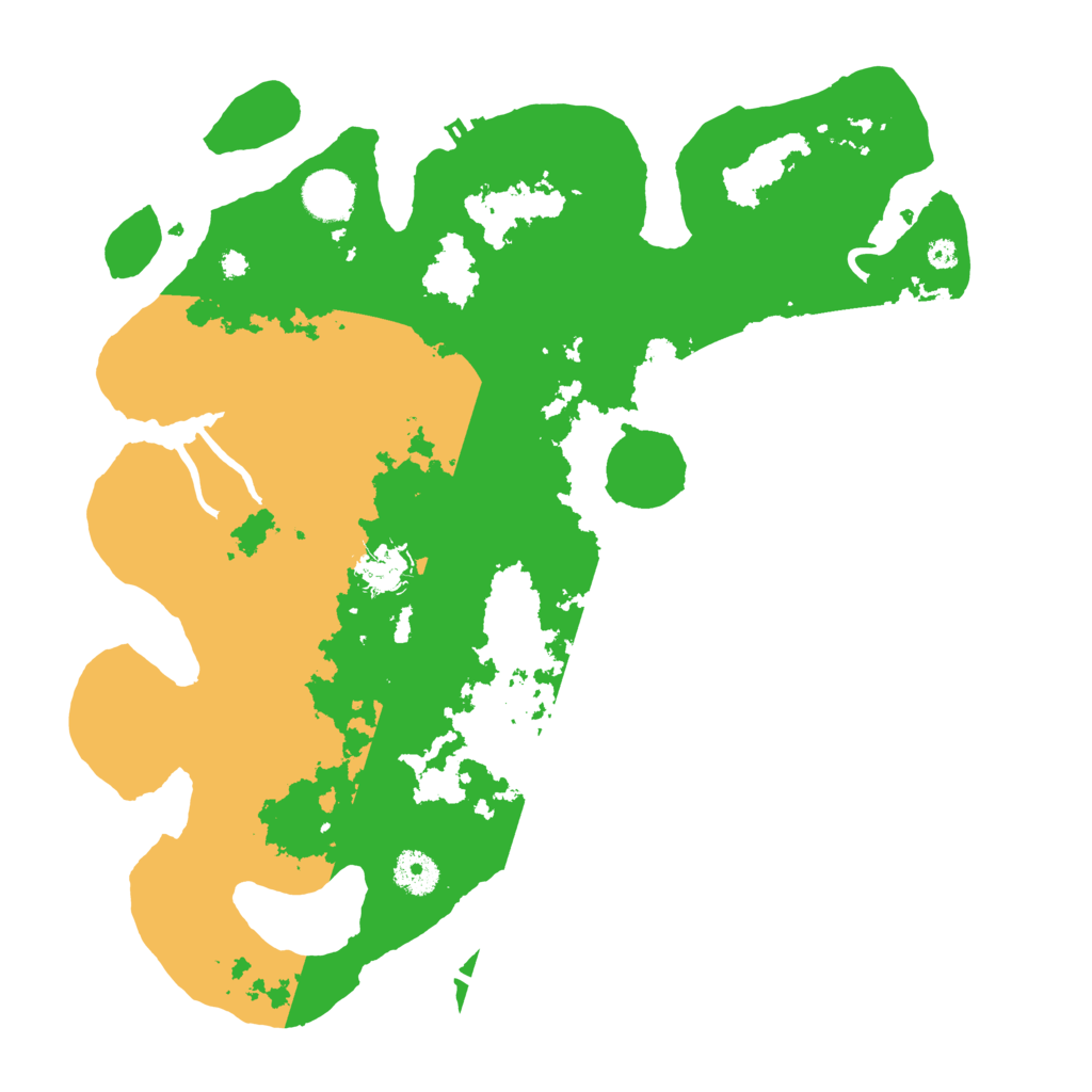 Biome Rust Map: Procedural Map, Size: 3700, Seed: 80786400