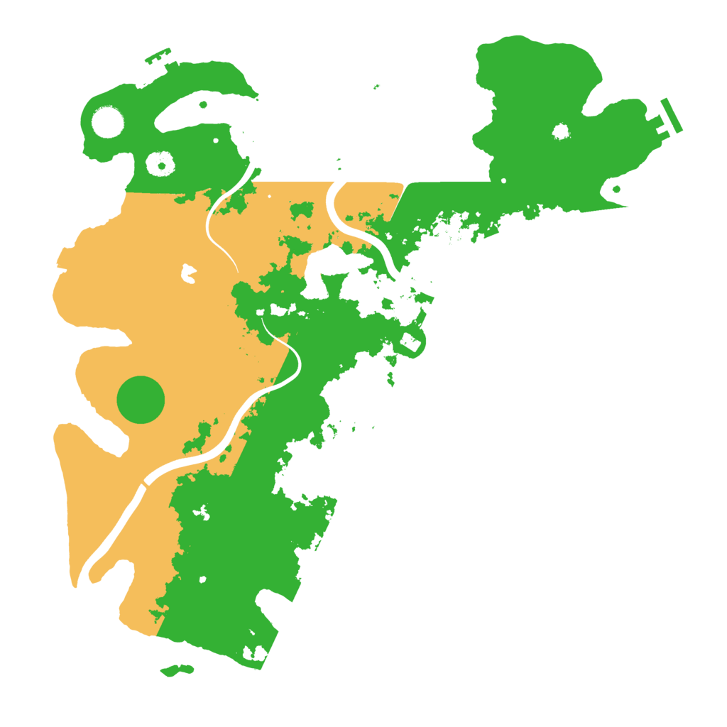 Biome Rust Map: Procedural Map, Size: 4000, Seed: 33947947