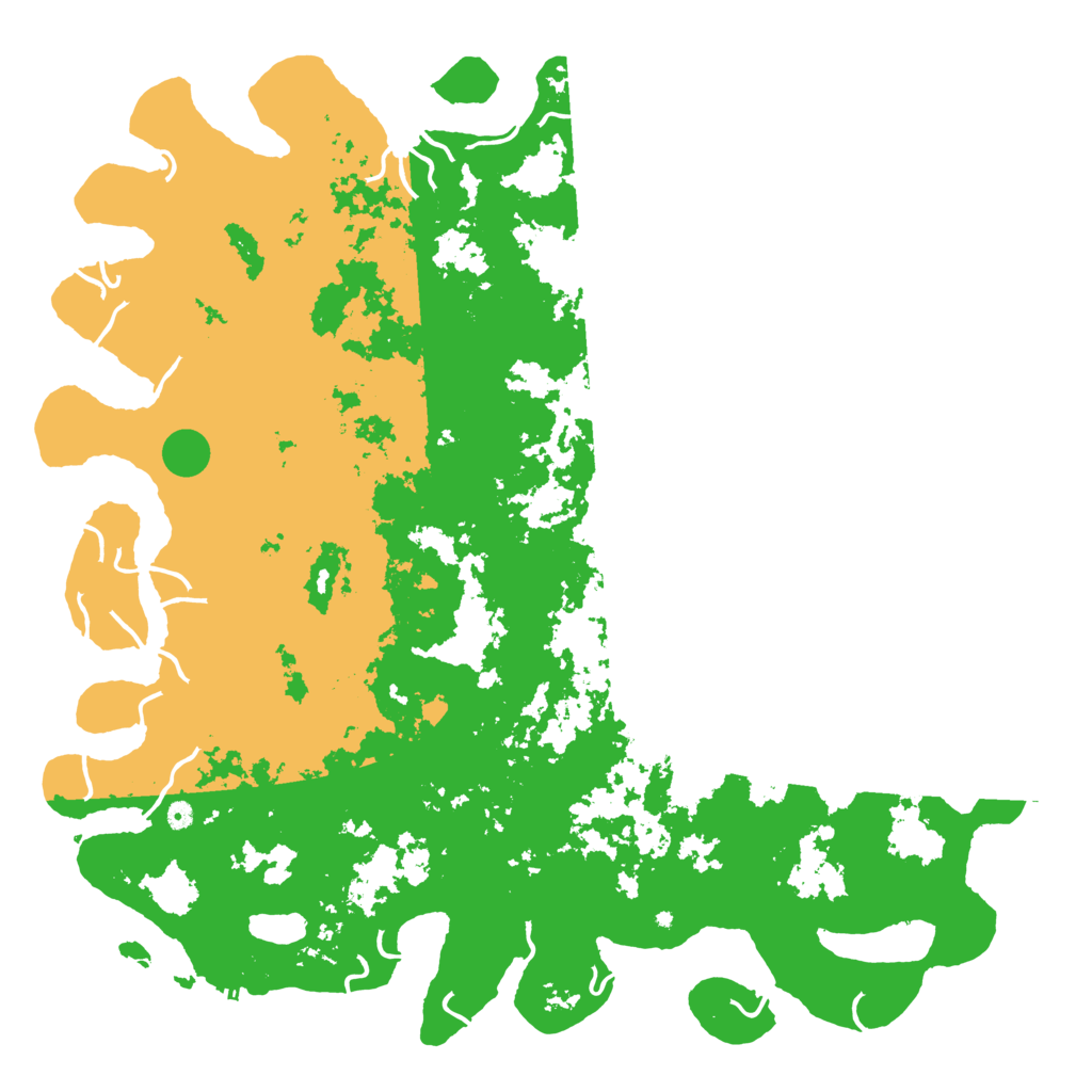 Biome Rust Map: Procedural Map, Size: 6000, Seed: 110948264