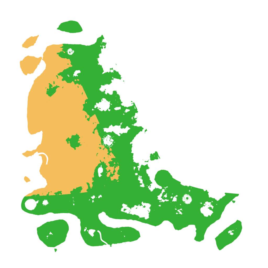 Biome Rust Map: Procedural Map, Size: 4300, Seed: 40558228