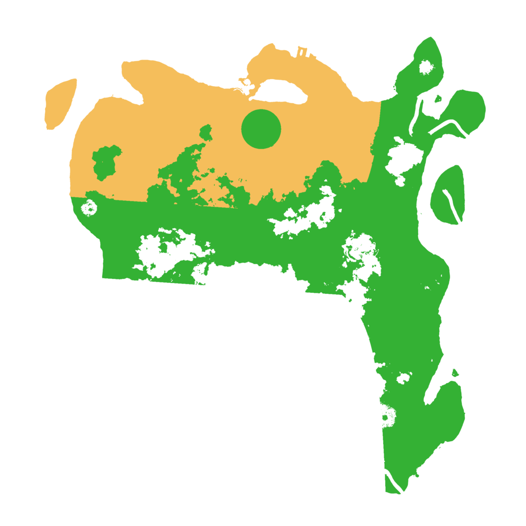 Biome Rust Map: Procedural Map, Size: 3500, Seed: 586762345