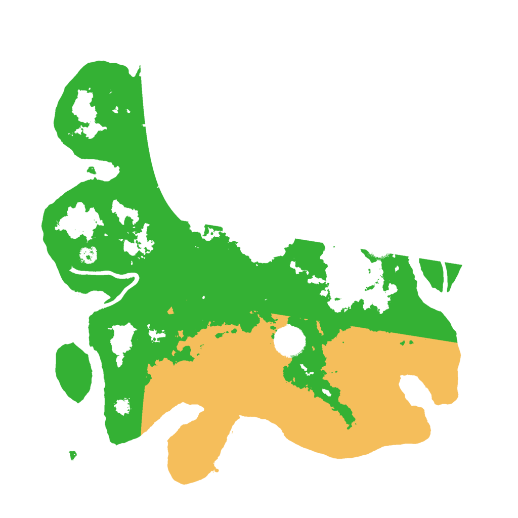 Biome Rust Map: Procedural Map, Size: 3000, Seed: 613317