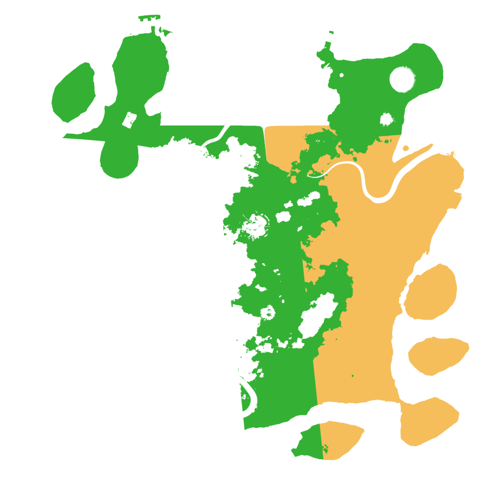 Biome Rust Map: Procedural Map, Size: 3500, Seed: 602623077
