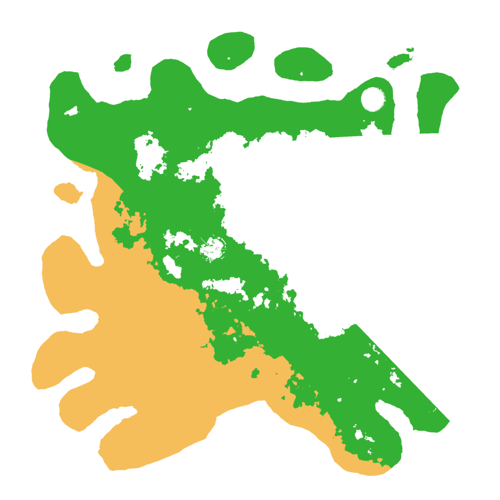 Biome Rust Map: Barren, Size: 3700, Seed: 10745106