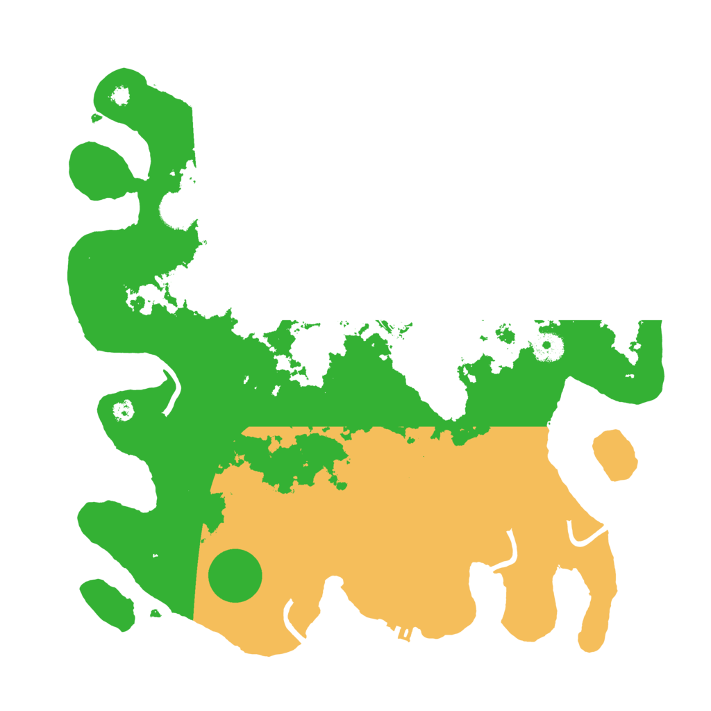 Biome Rust Map: Procedural Map, Size: 3500, Seed: 31536400