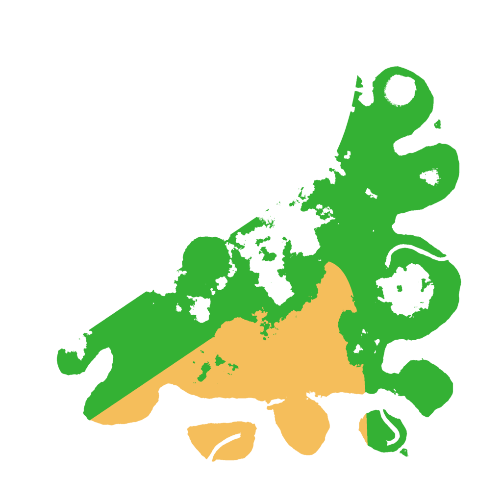 Biome Rust Map: Procedural Map, Size: 3000, Seed: 25464