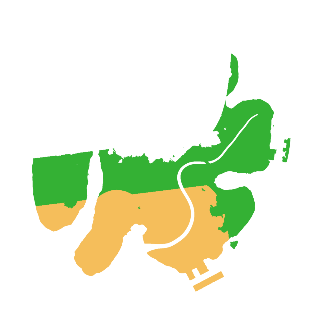 Biome Rust Map: Procedural Map, Size: 2000, Seed: 1925883893