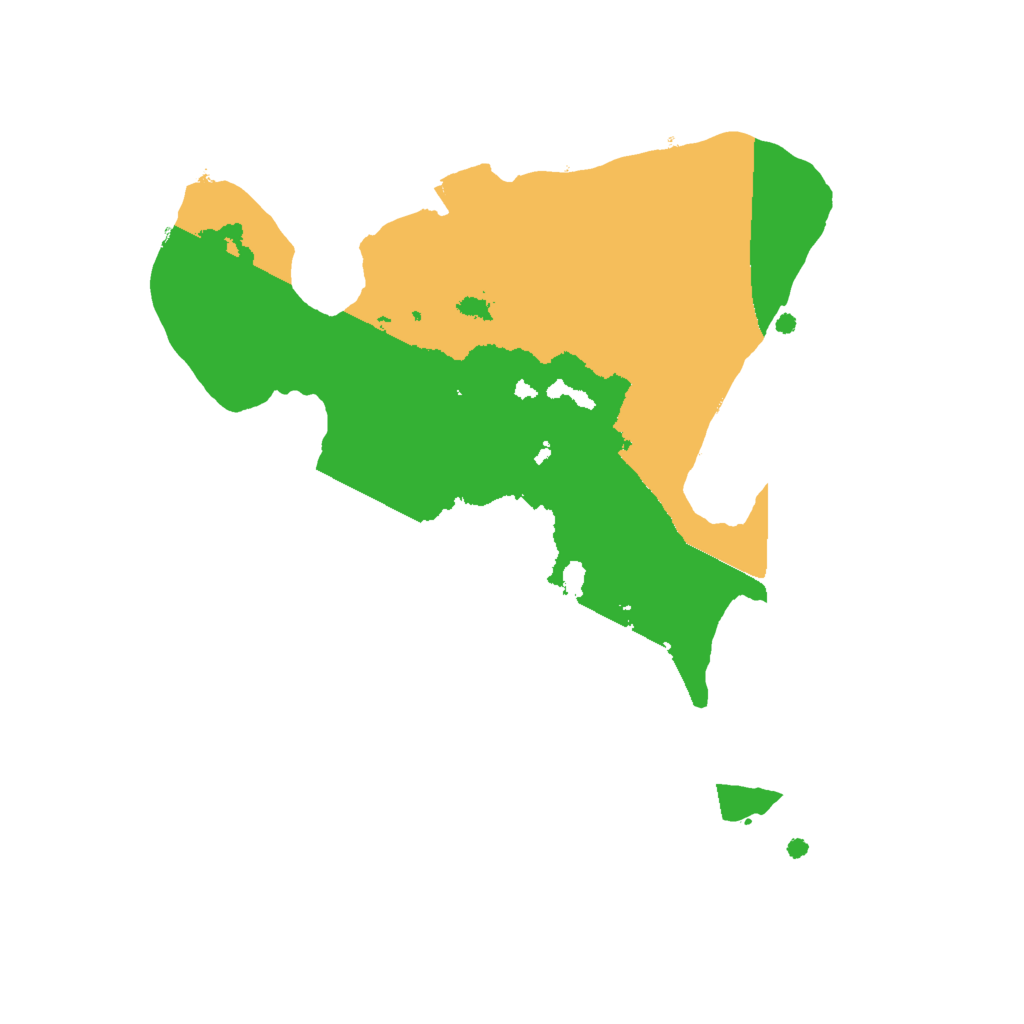 Biome Rust Map: Procedural Map, Size: 2000, Seed: 20622180