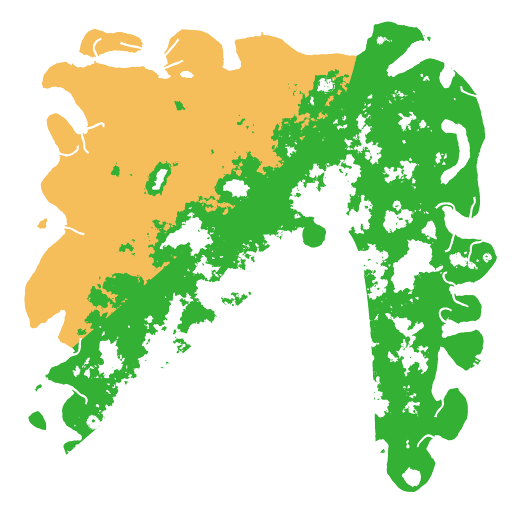 Biome Rust Map: Procedural Map, Size: 6000, Seed: 7612