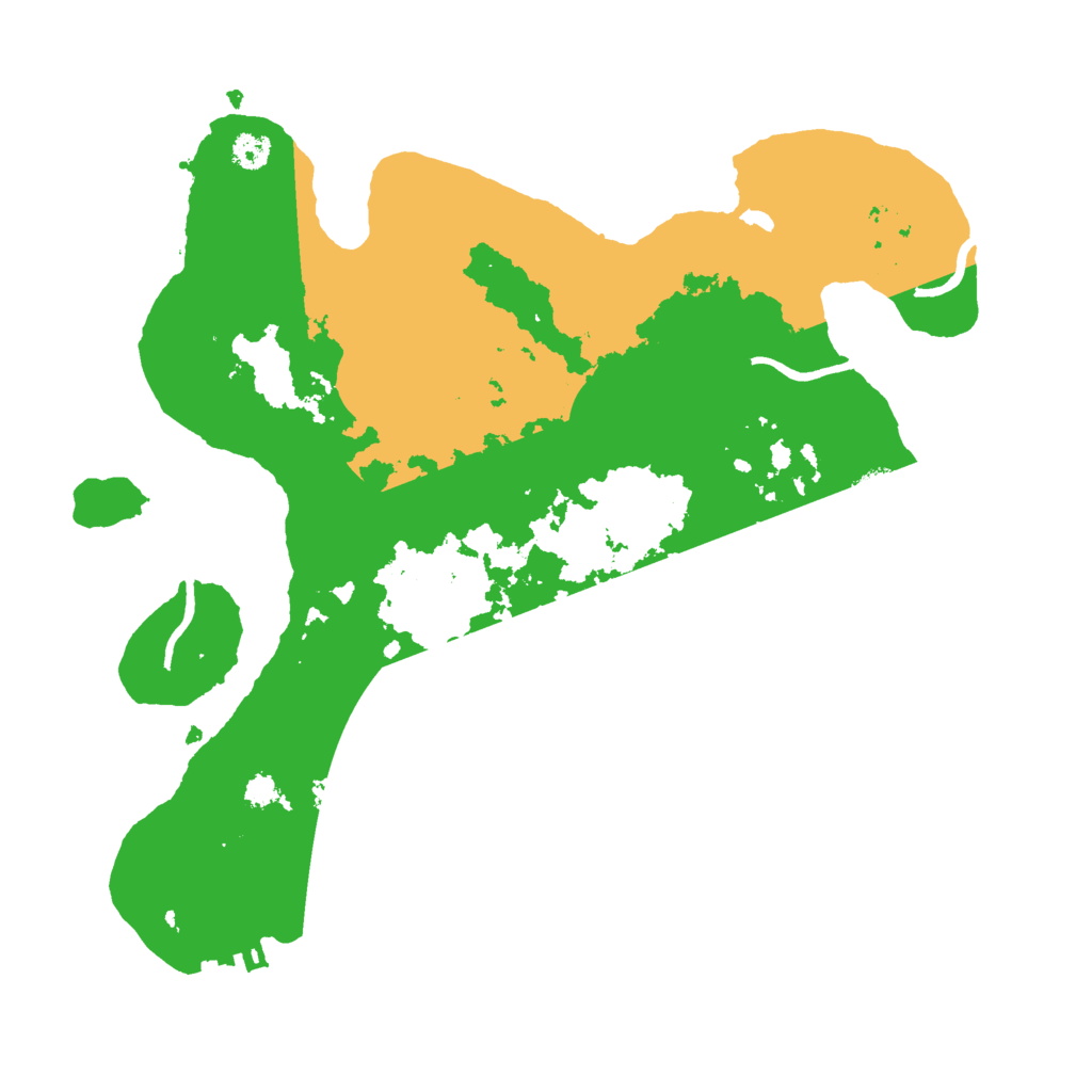 Biome Rust Map: Procedural Map, Size: 3000, Seed: 58954952