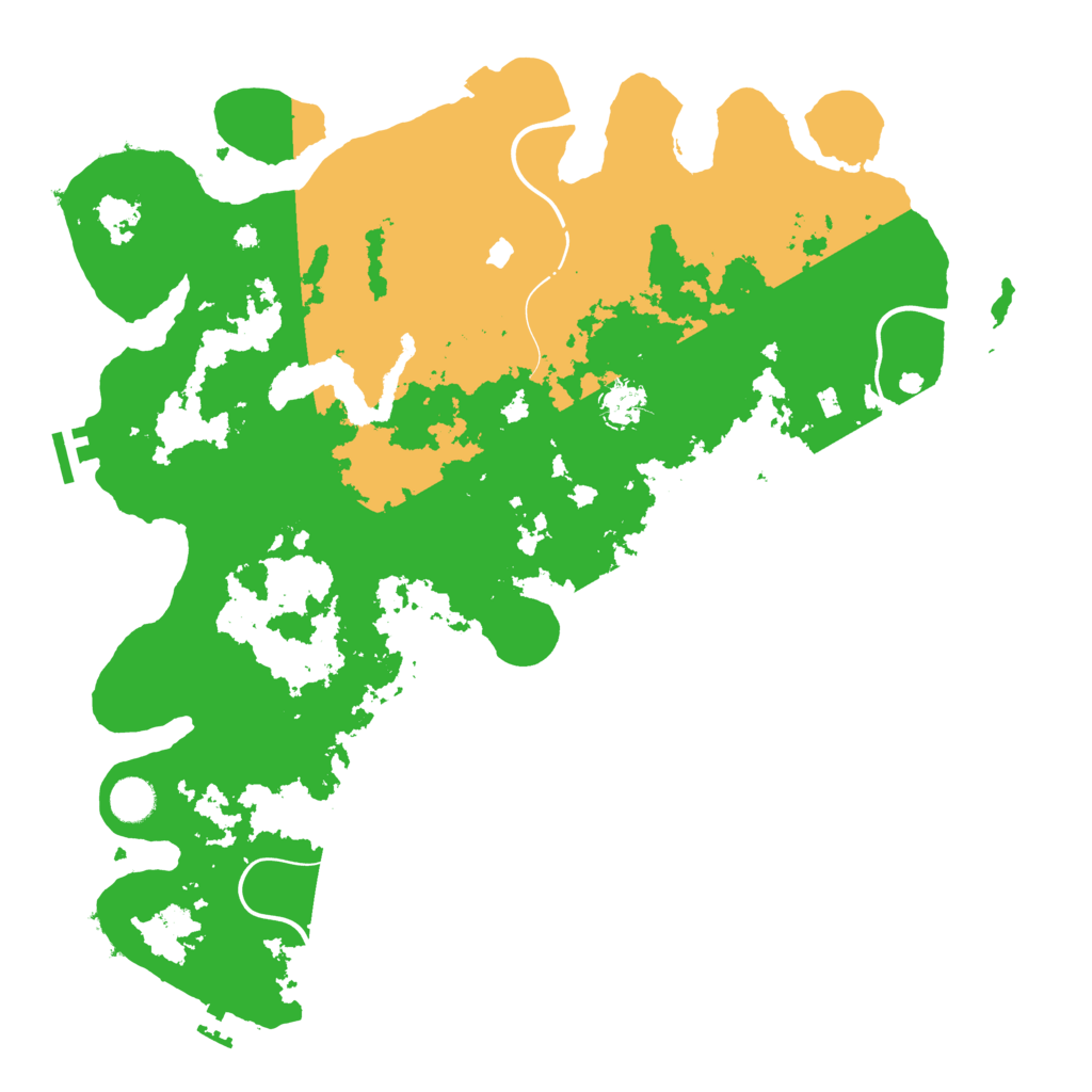 Biome Rust Map: Procedural Map, Size: 4250, Seed: 20453904