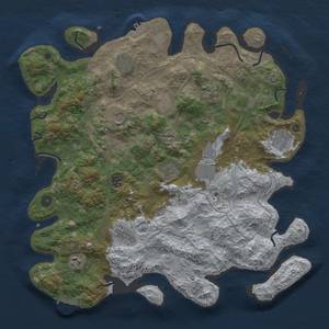 Thumbnail Rust Map: Procedural Map, Size: 4250, Seed: 20453904, 19 Monuments