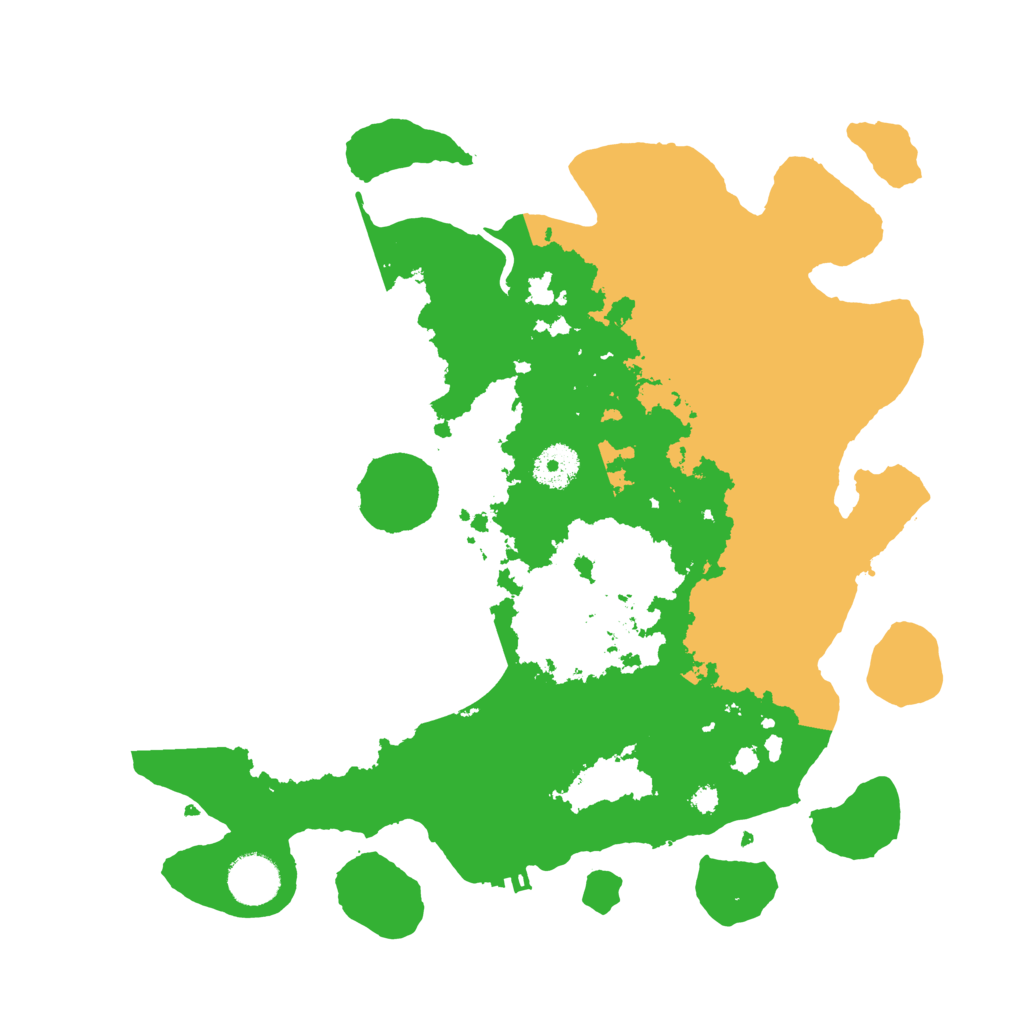 Biome Rust Map: Procedural Map, Size: 3500, Seed: 821778535