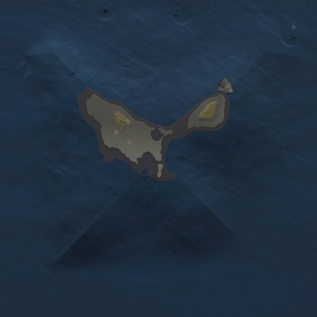 Rust Map: Procedural Map, Size: 1111, Seed: 1234, 3 Monuments