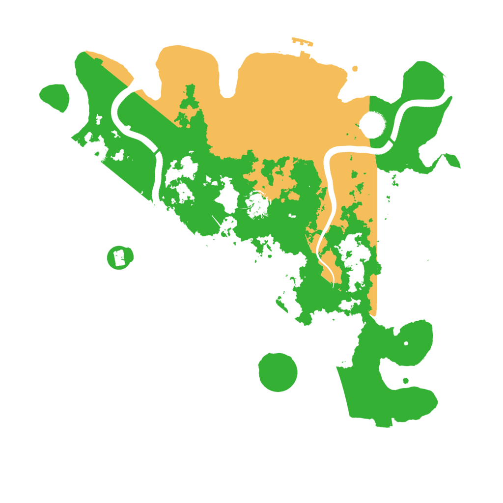 Biome Rust Map: Procedural Map, Size: 3500, Seed: 123456808