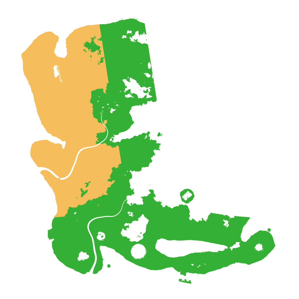 Biome Rust Map: Procedural Map, Size: 3550, Seed: 17906542