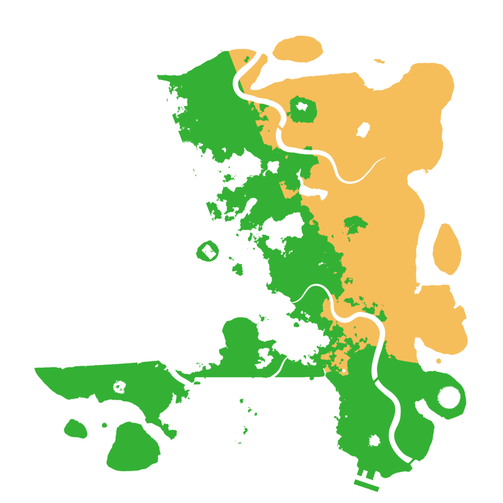 Biome Rust Map: Procedural Map, Size: 4000, Seed: 25989663