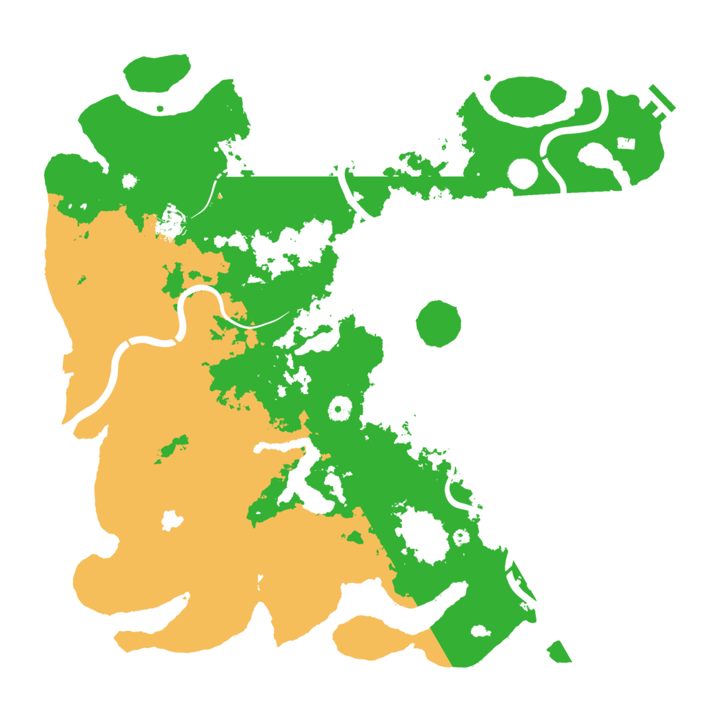 Biome Rust Map: Procedural Map, Size: 4300, Seed: 28005722