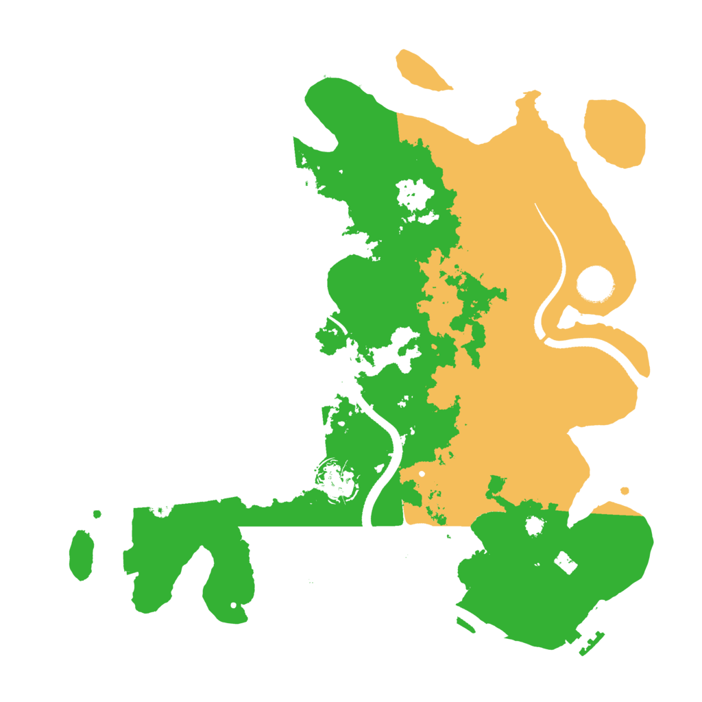 Biome Rust Map: Procedural Map, Size: 3400, Seed: 47069417