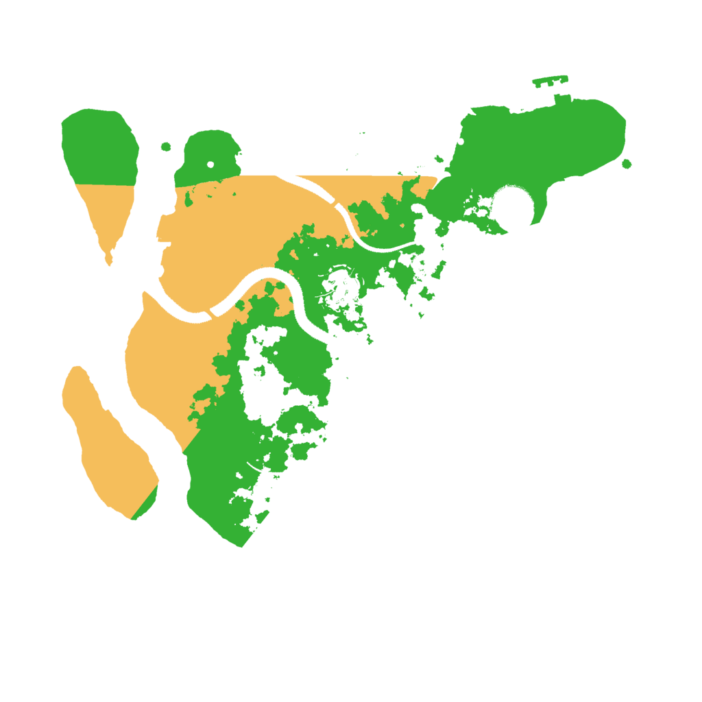 Biome Rust Map: Procedural Map, Size: 3000, Seed: 640975970