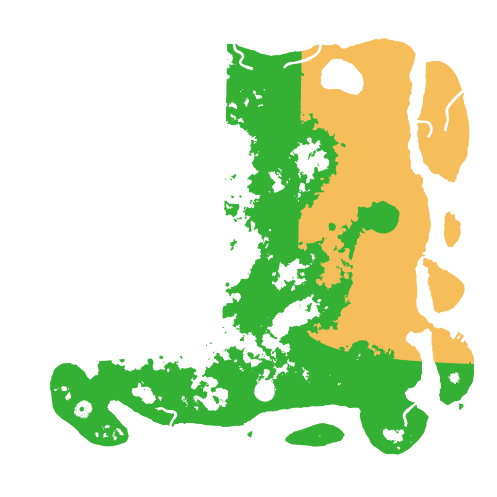 Biome Rust Map: Procedural Map, Size: 4300, Seed: 87392398