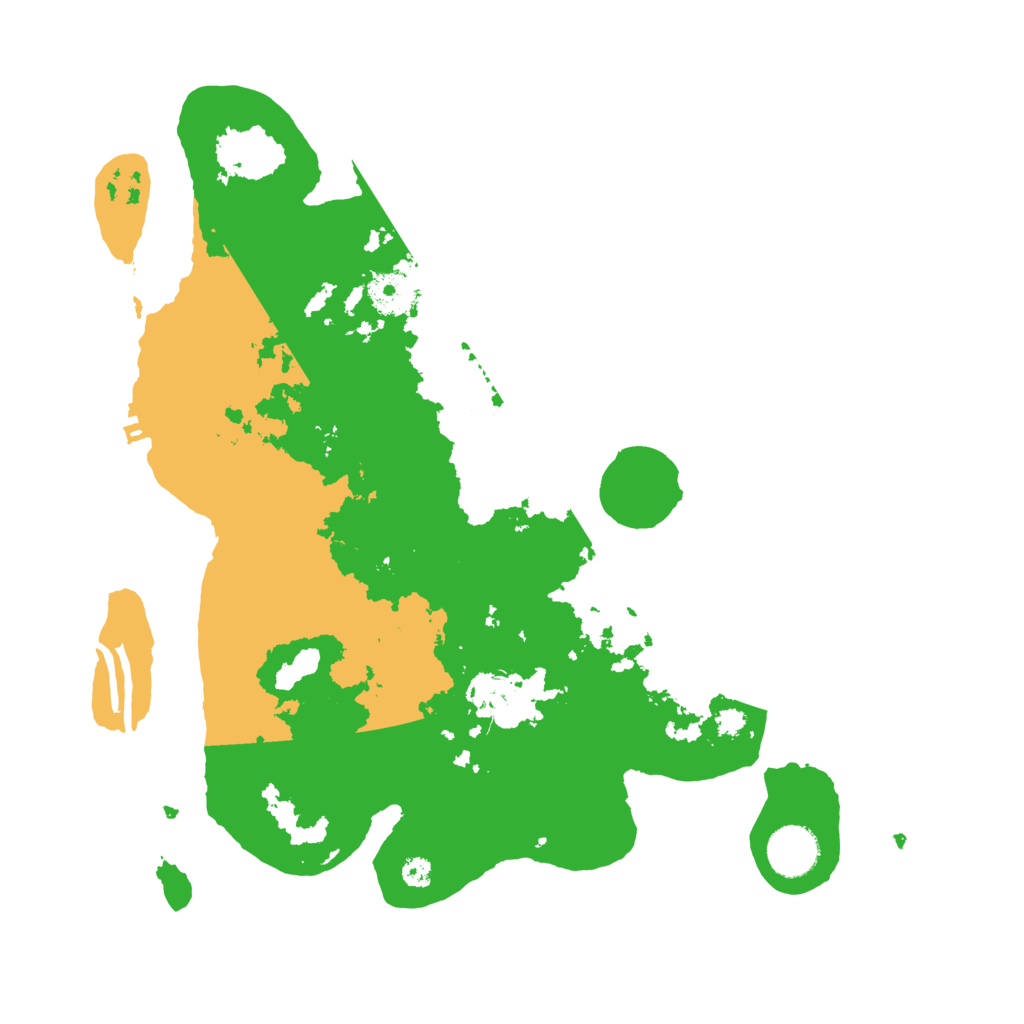 Biome Rust Map: Procedural Map, Size: 3500, Seed: 156151514