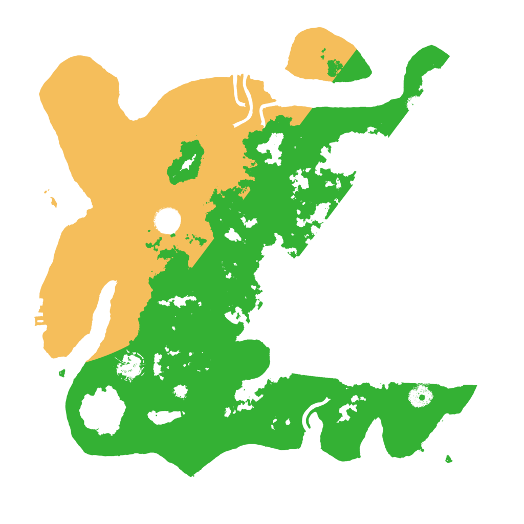 Biome Rust Map: Procedural Map, Size: 3500, Seed: 32999988