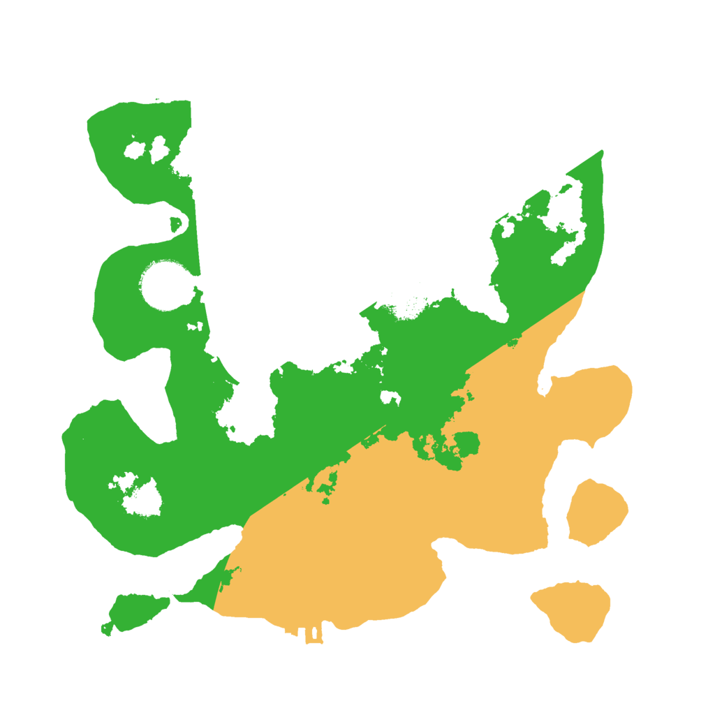 Biome Rust Map: Procedural Map, Size: 2500, Seed: 1269716145