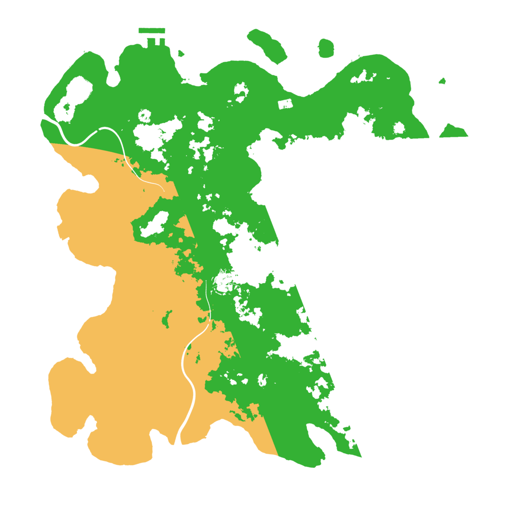 Biome Rust Map: Procedural Map, Size: 3950, Seed: 67927138